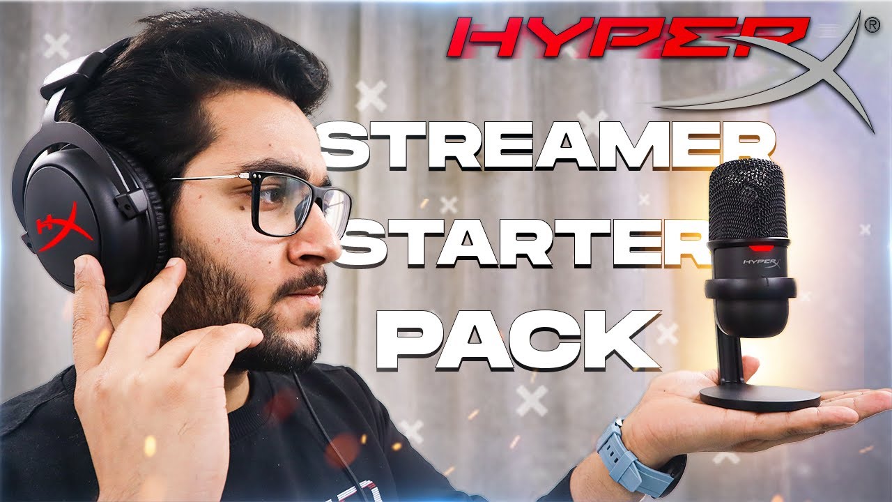 HyperX Streamer Starter Pack | Cloud Core Gaming Headphones + SoloCast Mic