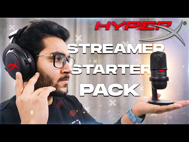 HyperX Streamer Starter Pack | Cloud Core Gaming Headphones + SoloCast Mic  - YouTube