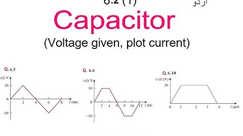 (E)LCA(A) Q 6.11 || Capacitor Voltage Plot