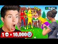 1 Kill = 10,000 VBucks with BUGHA! - Fortnite Challenge