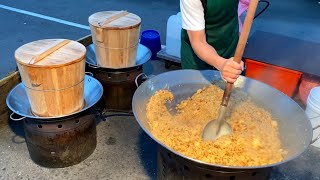 【Taiwan Street Food】 Huge Sesame Oil Chicken Rice Feat 8 popular food