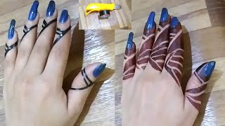حنه شرائط سودانيه للأصابع سهله وأنيقه تسويها. بنفسك?Henna Sudanese strips for fingers easy and eleg