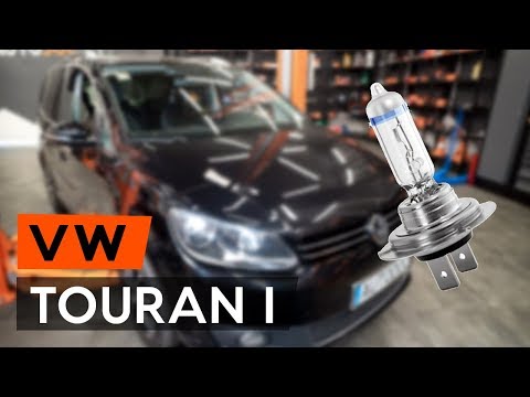 Kako zamenjati zarnica glavnega zarometa na VW TOURAN 1 (1T3) [VODIČ AUTODOC]