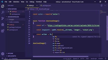 Axios Tutorial | Download Files From URL in Node.js