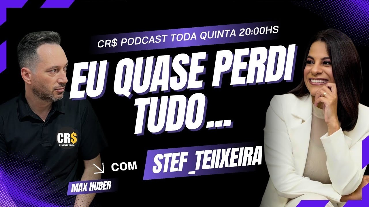 Eu quase perdi tudo... Stefanie Teixeira Podcast Conexão RS – O Ponto da Virada Digital