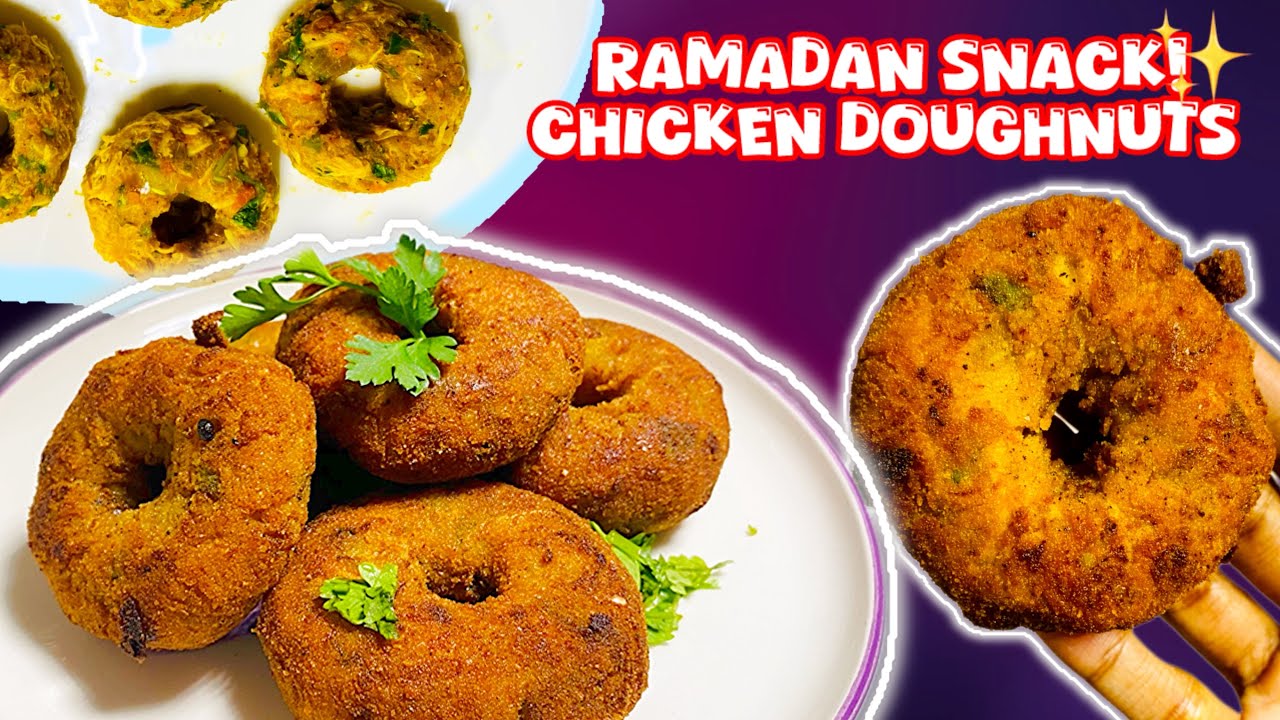 Ramadan special chicken Donuts 😋/ഇതിൻെറ രുചി വേറെ ലെവൽ /crispy chicken donuts/freeze and store 