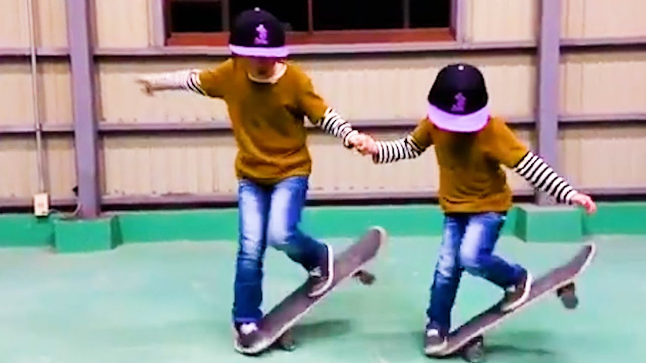 These Talented Skateboarding Twins will Brighten up your Day