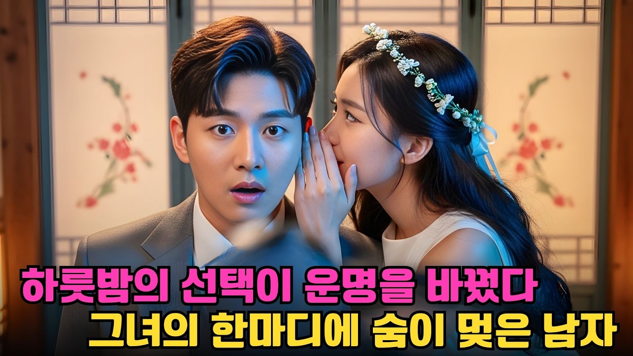 시골 처녀와의 번개 결혼… 첫날밤 그녀의 속삭임에 냉혈한 총재가 얼어붙었다