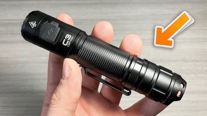 WUBEN C3 USB Rechargeable 1200 Lumens Waterproof LED Flashlight With  Battery