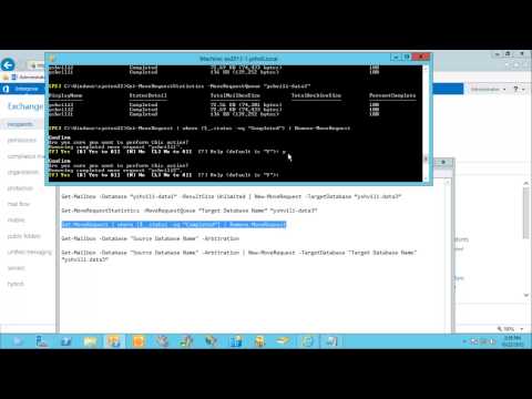 Exchange 2013 - Moving database mailboxes store