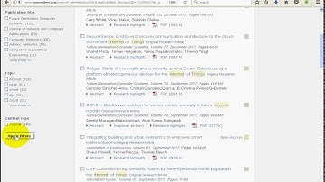 Elsevier (Science Direct) - How to Search