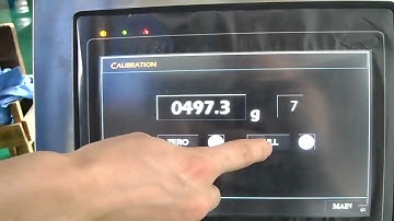 Sensor calibration multi-head weigher