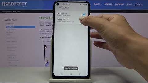 How to Change SIM PIN Code in LG K61 - Protect PIN Card