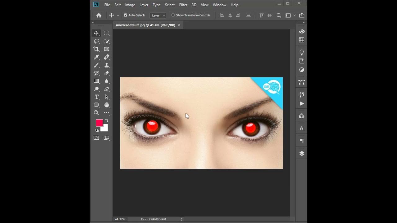 Magic Of Red Eye Tool in Adobe shorts tutorial