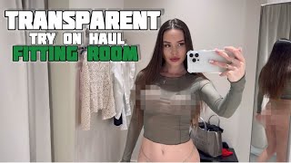 Transparent Clothes With Anastaisi See-Through Try On Haul At The Mall 4K 