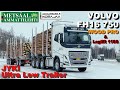 Ammattilehti koeajaa - Volvo FH16 750 Wood Pro & Jyki Ultra Low puutavaravaunulla