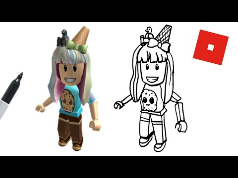 How to Draw ROBLOX Cookie Swirl C Avatar ~ Step-by-Step Tutorial Easy ...
