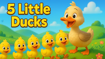 5 Little Ducks | Nursery Rhyme for Kids | Learn to Count with Cute Ducklings! 🐥🎵 #5littleducks