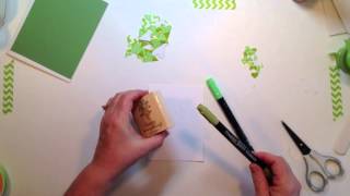 Process Video | St. Patricks Day Card