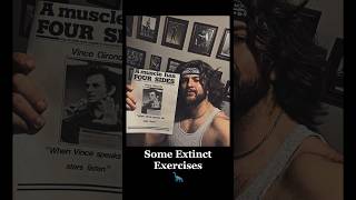 Some Extinct Exercises  oldschool classic shorts trend viral arms homegym goldenera