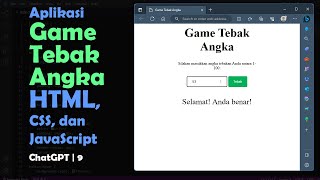 Game Tebak Angka: Membuat dan Memainkan Aplikasi Game dengan HTML, CSS, dan JavaScript screenshot 5