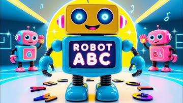 Robot ABC Song | Learn Phonics Letters A–Z | Alphabet Song | Fun Kids Preschool Learning