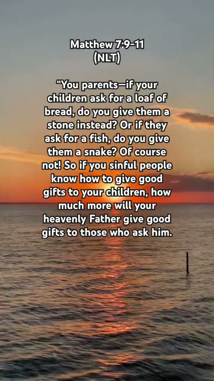 Matthew 7 9 11 NLT Inspiring Scripture YouTube Matthew 7 9 11 NLT Inspiring Scripture YouTube