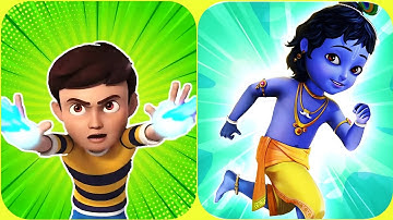 Rudra Run Game 3D vs Little Krishna Gameplay 