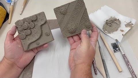 Decorate Clay: Additive & Subtractive Texture   HD 720p
