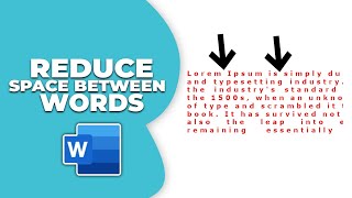 How to reduce space between words in ms word - Step By Step