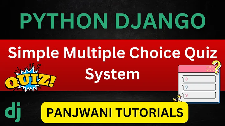 Django - Simple Multiple Choice Quiz System || Python Django With Mysql