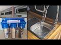 3 Stage Water Filter in a Iveco Daily Self Build Campervan Conversion, Prison Truck 6.7T Off-Grid