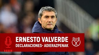 🎙️ Ernesto Valverde | post Valencia CF 1-3 Athletic Club | 1/4 Copa