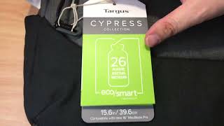 Targus Cypress Collection EcoSmart Apple FindMy Trackable 15” Backpack Review 61423