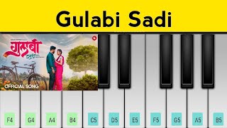 Gulabi Sadi Piano Tutorial | Sanju Rathore screenshot 1