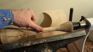 Wood turning - Transparent candlestick holder My second lathe project at #Kre8Now Makerspace is a candlestick holder. It