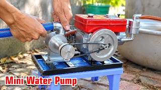 How To Make Mini Water Pump Engine (Using 775 DC Motor)