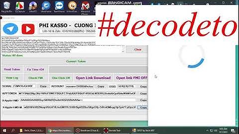FMI OFF PASSCODE,DISABLE ON WINDOWS 100% (2 days) . CONVERT TOKEN ITECH BY DECODETOOL