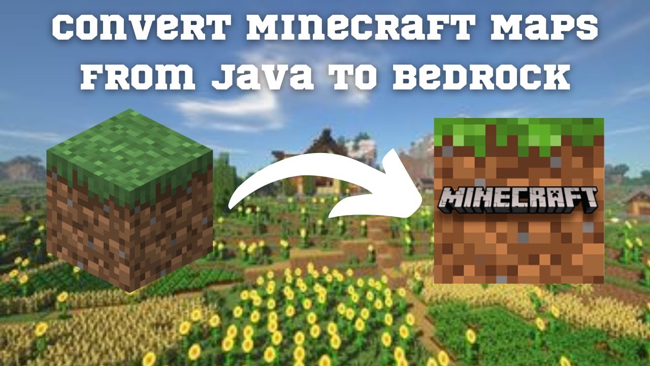 What porting a bedrock world to java looks like when unexplored