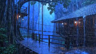 Fall Asleep Fast with Rain Sounds 🌧️ Relaxing Piano & Gentle Thunder ASMR