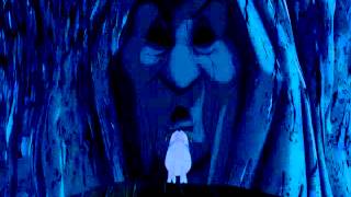 Grandmother Willow shouts "That's enough!" to the Queen of Hearts