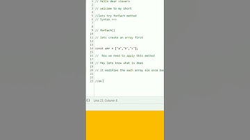 for each loop in javascript | for each loop | for each method in javascript | for each | syntax |eg✅