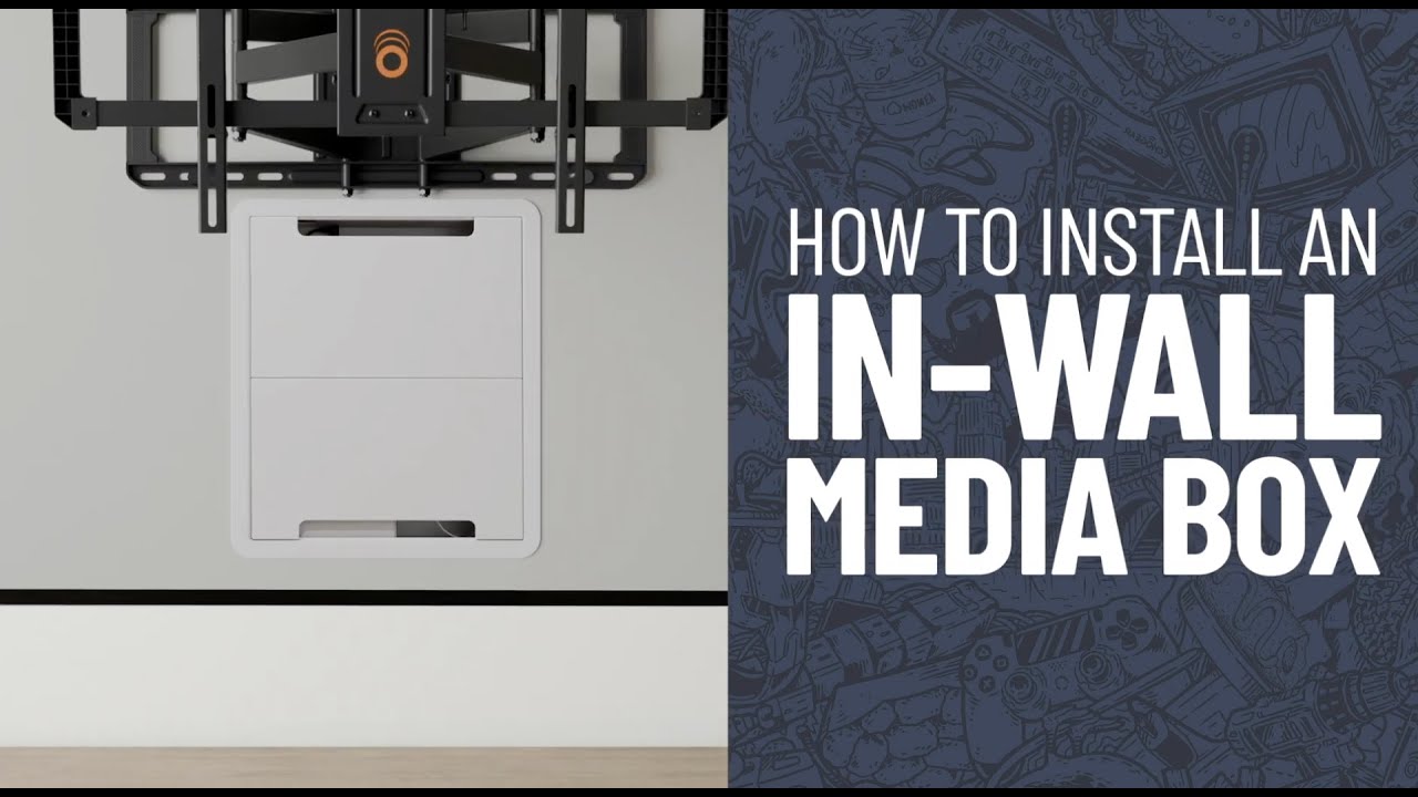 Tv Install Box How to Install a Large In-Wall Media Box for Behind Your TV - YouTube