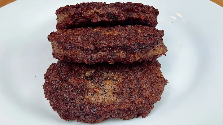 How to cook FROZEN burgers in a cast iron skillet in under 10 minutes