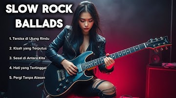 TERSISA DIUJUNG RINDU 🎶 Lagu Bikin Nangis 😭 Menyentuh Hati | Slow Rock Ballads Full Album
