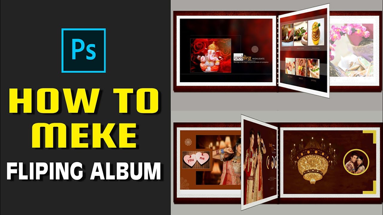 flipalbum sample download  Update New  How to Make Flipping Album Video // Make Flip Album only 10 minutes // Adobe Photoshop