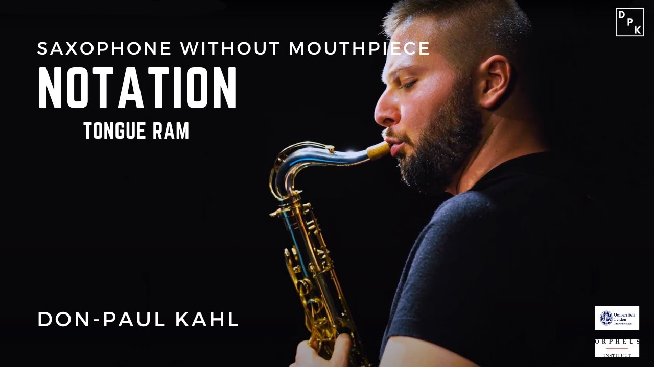 Saxophone Without Mouthpiece - Chapter 6 - Notation - Tongue Ram Excerpt