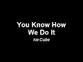 Ice Cube - You Know How We Do  It - KARAOKE (Instrumental with lyrics)