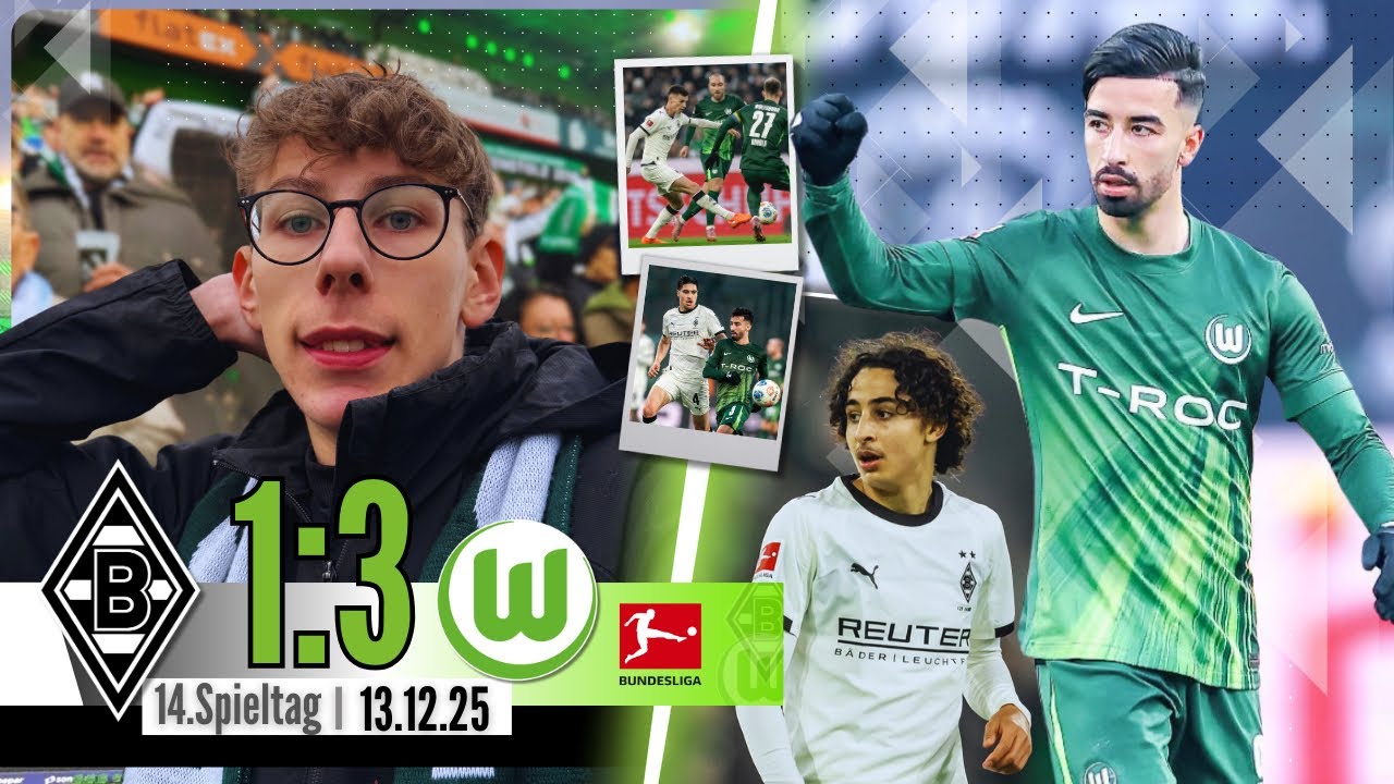 Gladbach vs. Wolfsburg StadionVlog⚽️Fohlen verlieren verdient im letzten Heimspiel😱🔥