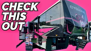 From fifth wheel RV to HOME ON WHEELS! Custom Heartland Cyclone 4006 with TrynSomethingNew